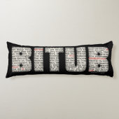 Ergens iemand (BITUB) Lichaamskussen (Voorkant)