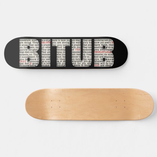Ergens iemand (BITUB) Persoonlijk Skateboard (Horizontaal)