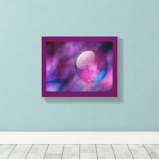 Ergens in buitenste ruimte Afdrukken Canvas (Insitu (Houten vloer))