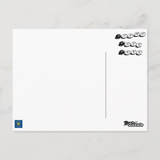 Ergens in de Egeïsche Zee Briefkaart (Achterkant)