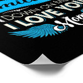 Ergens in de hemel glimlacht mijn moeder. poster (Hoek)