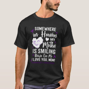 Ergens in de hemel mijn moeder Alzheimer's Bewustz T-shirt