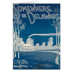 Ergens in Delaware Card