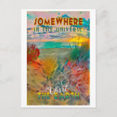 Ergens in het universum briefkaart (Voorkant)