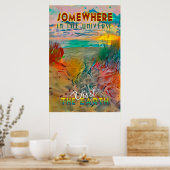 Ergens in het universum poster (Keuken)