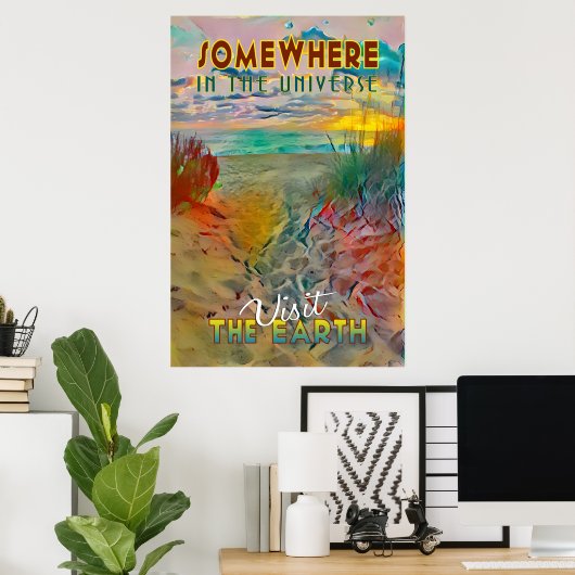 Ergens in het universum poster (Thuiskantoor)