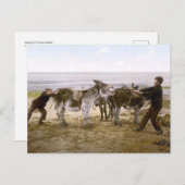 Ergens in het Victoriaans Engeland (1900) Briefkaart (Voorkant / Achterkant)