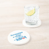 Ergens in Kenia mist een dorp een idioot Zandsteen Onderzetter (Zijkant)