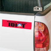 Ergens in Kenia mist een dorp zijn idioot Bumpersticker (Op Truck)