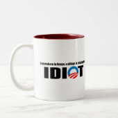 Ergens in Kenia mist een dorp zijn idioot Tweekleurige Koffiemok (Links)