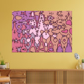 Ergens in Noland Canvas Afdruk (Insitu (Woonkamer))