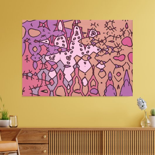 Ergens in Noland Canvas Afdruk (Insitu (Woonkamer))