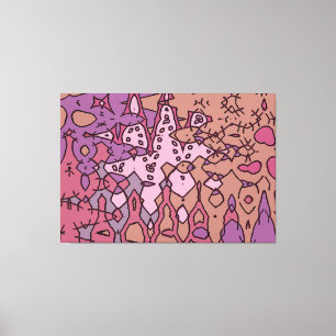 Ergens in Noland Canvas Afdruk