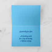 Ergens in Schotland jarig Kaart (Binnen)