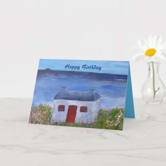 Ergens in Schotland jarig Kaart (Kleine Plant)