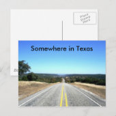 Ergens in Texas Briefkaart (Voorkant / Achterkant)