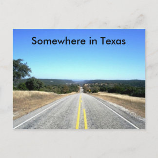Ergens in Texas Briefkaart