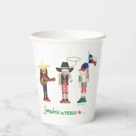 "Ergens in Texas", Texas Notenkrakers Cadeaubijslu Papieren Bekers
