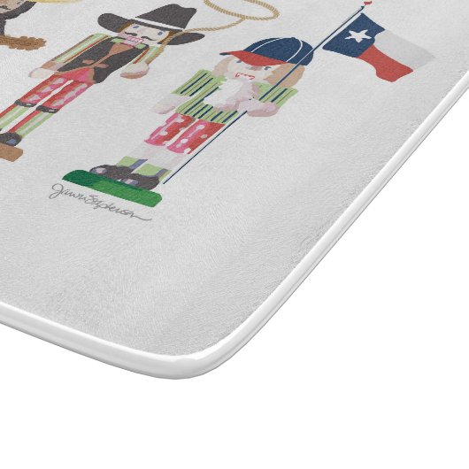 "Ergens in Texas", Texas Nutcrackers Snijplank (Hoek)