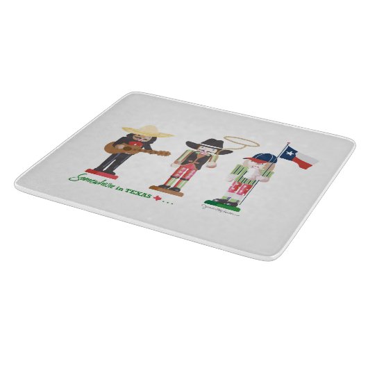 "Ergens in Texas", Texas Nutcrackers Snijplank (Hoek)