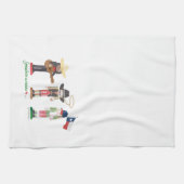 "Ergens in Texas", Texas Nutcrackers Theedoek (Horizontaal)