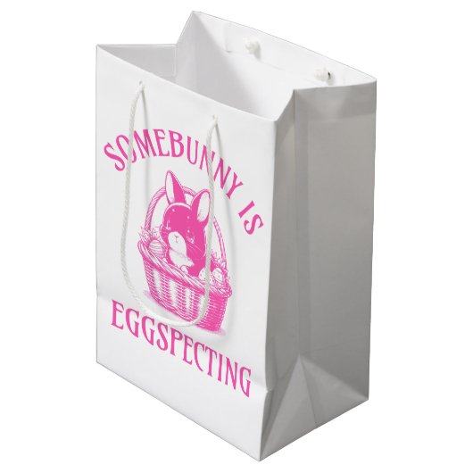 Ergens is het de bedoeling dat de aankondiging van medium cadeauzakje (Voorkant Gekanteld)