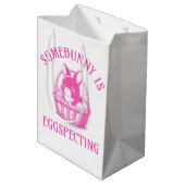 Ergens is het de bedoeling dat de aankondiging van medium cadeauzakje (Achterkant Gekanteld)