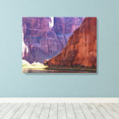 Ergens langs een luie rivier canvas afdruk (Insitu (Houten vloer))
