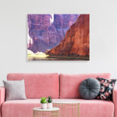 Ergens langs een luie rivier canvas afdruk (Insitu (Woonkamer))