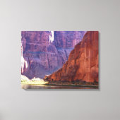 Ergens langs een luie rivier canvas afdruk (Voorkant)