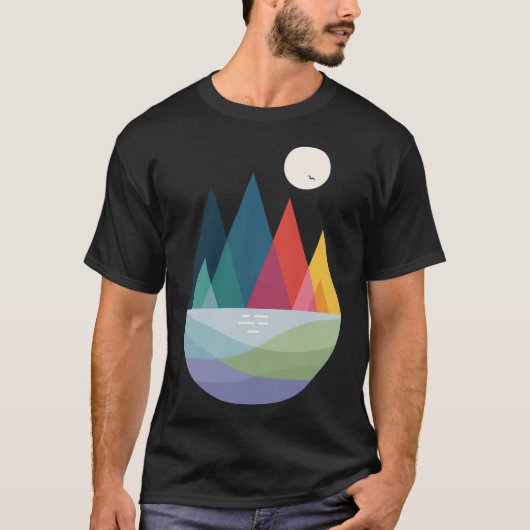 Ergens meisje meisje t-shirt (Voorkant)