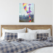 Ergens onder Canvas Print (Insitu (Slaapkamer))