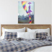 Ergens onder Canvas Print (Insitu (Slaapkamer))