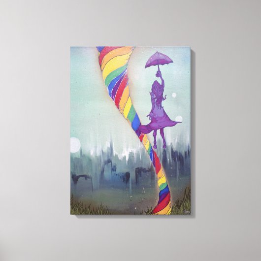 Ergens onder Canvas Print (Voorkant)