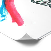 Ergens Onder Een Regenboog Print (Hoek)