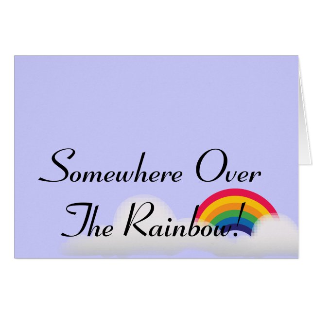 Ergens over de regenboog! (Voorkant Horizontaal)