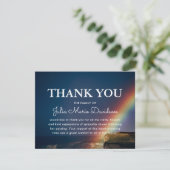 Ergens over de regenboog | Begrafenis Bedankt (Staand voorkant)