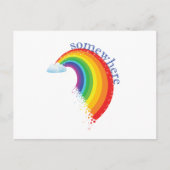 Ergens over de Regenboog Briefkaart (Voorkant)