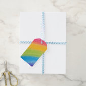 Ergens over de regenboog cadeau labels cadeaulabel (Met Touw)