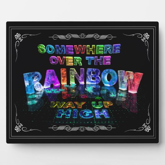 Ergens over de regenboog fotoplaat (Voorkant)