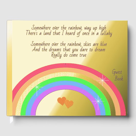 Ergens Over de Regenboog Gastenboek (Voorkant)