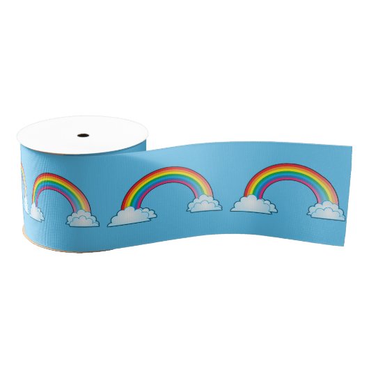 Ergens over de regenboog grosgrain lint (Spoel)