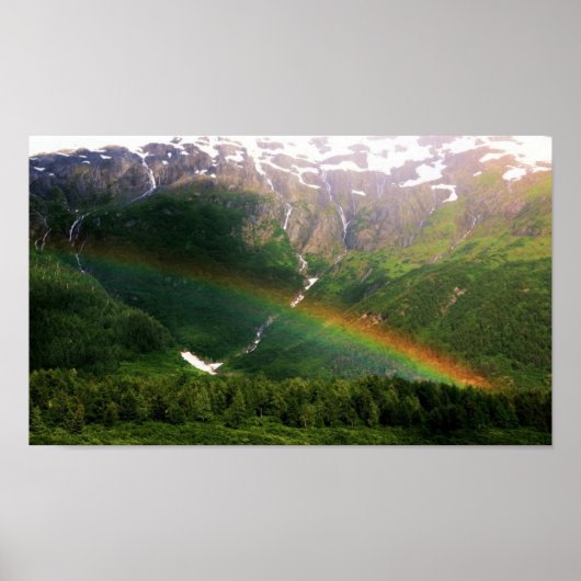 Ergens over de regenboog in Alaska Poster (Voorkant)