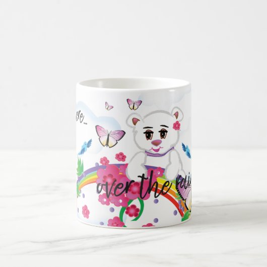 Ergens over de regenboog koffiemok (Center)