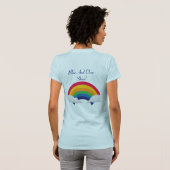Ergens over de regenboog-pas aan t-shirt (Achterkant volledig)