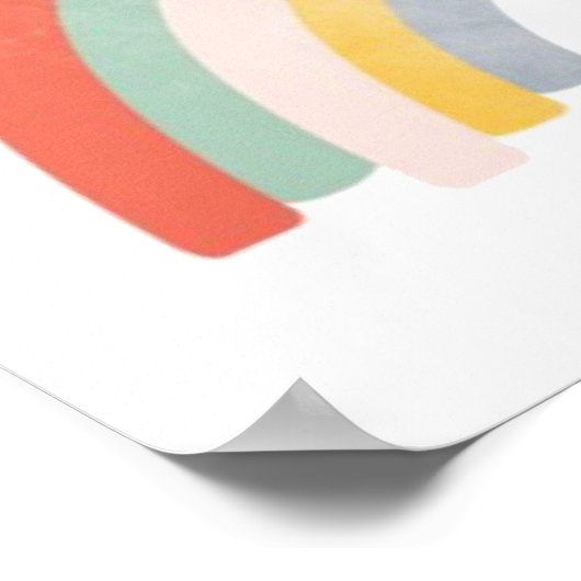 Ergens over de regenboog poster (Hoek)