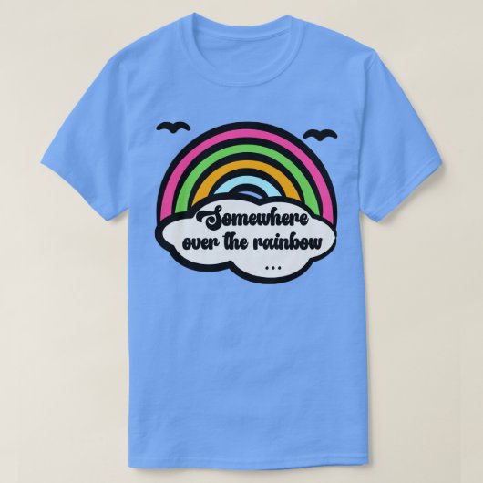 Ergens over de regenboog t-shirt (Design voorkant)