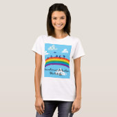 Ergens over de regenboog t-shirt (Voorkant volledig)