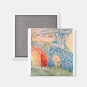 Ergens over de regenboogmagneet magneet (Voorkant / Achterkant)