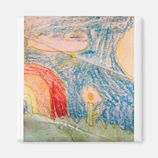 Ergens over de regenboogmagneet magneet